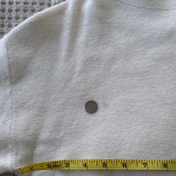 Oversized winter white sweater dress M - Picture 7 of 11